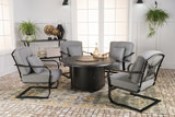 Madison 5 Piece Fire Table Chat Set thumbnail 4