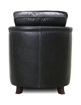 Pivot Leather Accent Chair