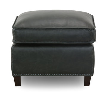 Pivot Leather Ottoman