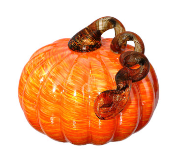 5.5″ Glass Pumpkin