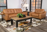Hubert Leather Sofa thumbnail 3