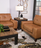 Hubert Leather Sofa thumbnail 4