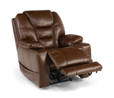 Custer Leather Power Recliner thumbnail 4