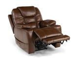 Custer Leather Power Recliner thumbnail 6