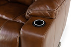 Custer Leather Power Recliner thumbnail 5