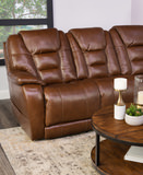 Custer Leather Power Recliner thumbnail 8