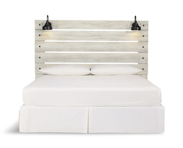 Chandler King Bed - Whitewash