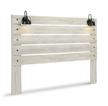 Chandler King Bed - Whitewash