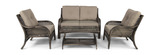 Lakewood II 4 Piece Wicker Patio Set thumbnail 2