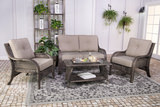 Lakewood II 4 Piece Wicker Patio Set thumbnail 13