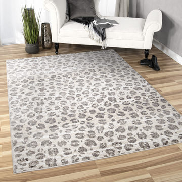 Wilds Snow Leopard 8′0″ x 10′0″ Area Rug