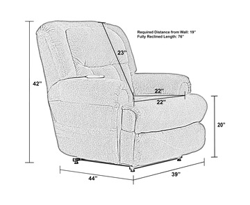 Burns Power Lift Chair Recliner - Ash