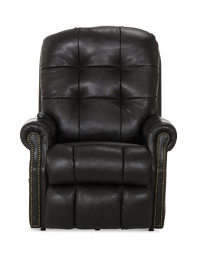 Watt Leather Power “Lay Flat” Lift Chair Recliner - Chocolate