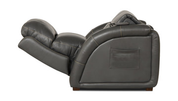 Jetson Zero Gravity Leather Power Recliner - Gunmetal