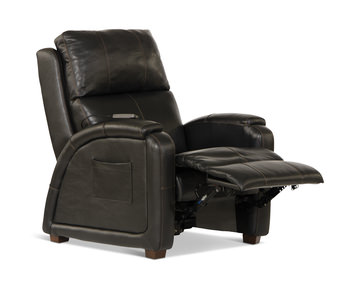 Jetson Zero Gravity Leather Power Recliner - Black