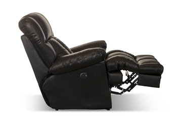 Regula Leather Lay Flat Power Recliner - Chocolate