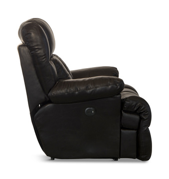 Regula Leather Lay Flat Power Recliner - Chocolate