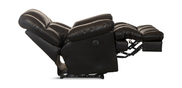 Regula Leather Lay Flat Power Recliner - Chocolate