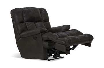 Regula Leather Lay Flat Power Recliner - Chocolate
