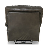 Regula Leather Lay Flat Power Recliner - Steel thumbnail 4