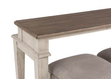 Midland Sofa Bar Table With 3 Stools