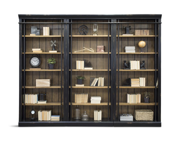 Redmond Ebony Tall Bookcase