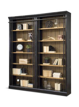 Redmond Ebony Tall Bookcase