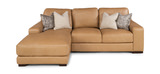Cutler 2 Piece Leather Modular Sectional - Left Chaise thumbnail 2