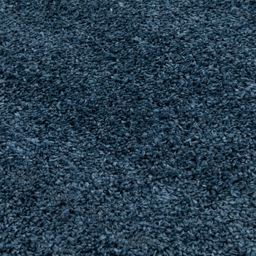 Taylor Navy Shag Area Rug - 5′3″ X 7′0″