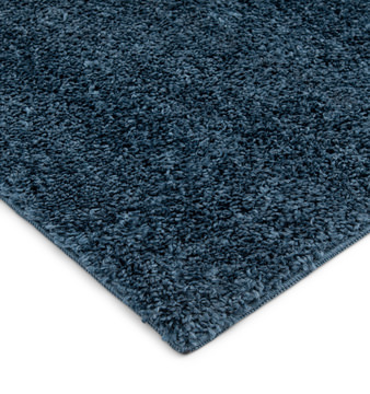 Taylor Navy Shag Area Rug - 5′3″ X 7′0″