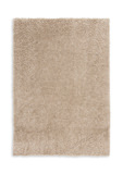 Taylor Beige Shag Area Rug - 5′3″ x 7′0″ thumbnail 1