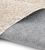 Taylor Cream/Beige Shag Area Rug - 5′3″ X 7′0″ thumbnail 5