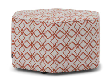 image Mingle Hex Castered Ottoman