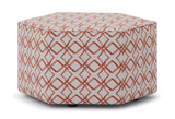 Mingle Hex Castered Ottoman thumbnail 2