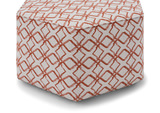 Mingle Hex Castered Ottoman thumbnail 3