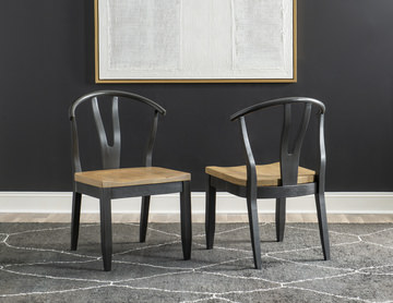 Palmer Black Wishbone Chair