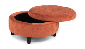 Sundry Round Storage Ottoman
