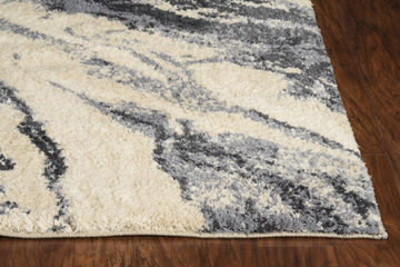 Madison Ivory/Grey Area Rug - 3′3″ x 4′11″  