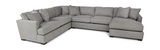 Avon 4 Piece Modular Sectional thumbnail 1