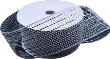 image 2.5″ Mesh Ribbon - Silver