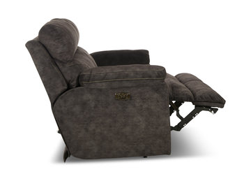 Verde Lay Flat Power Reclining Sofa - Smoke