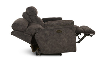 Verde Lay Flat Power Reclining Sofa - Smoke