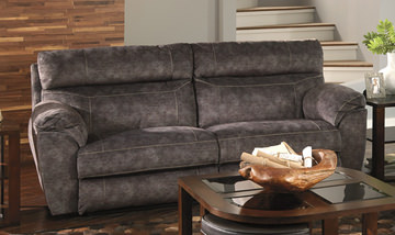 Verde Lay Flat Power Reclining Sofa - Smoke
