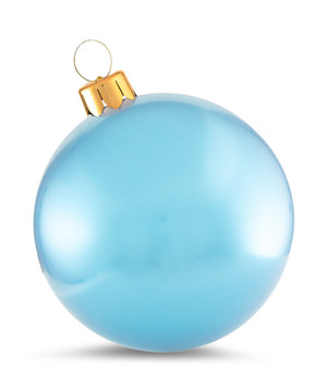 18″ Inflatable Ball Ornament - Light Blue