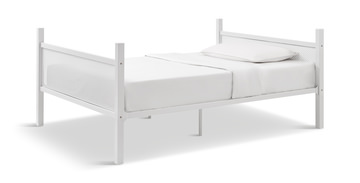 Trellis Full Bed - White