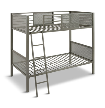 Trellis Bunk T/T Bed - Pewter