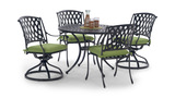 Bellmore 5 Piece Patio Dining Set thumbnail 3