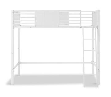 Trellis Twin White Loft - White