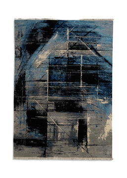 Handknotted Multi 4′11″ fx 6′11″ Area Rug