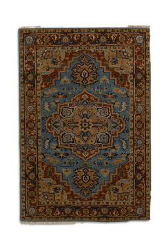 Hand Knotted 4′1″ x 6′0″ Area Rug